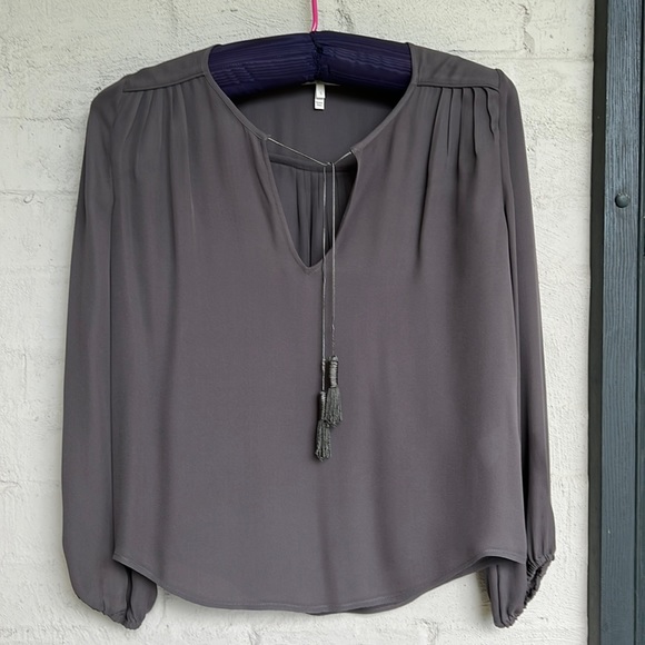 Joie Tops - Joie silk pullover blouse with tassel tie at neck size small
